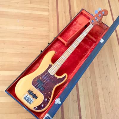 Fender Jazz/ precision bass 1971 Maple natural original vintage usa p/j emg image 6