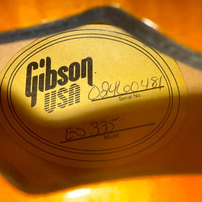 Gibson ES-335 Dot 1991 - 2014 - Figured Vintage Sunburst image 12