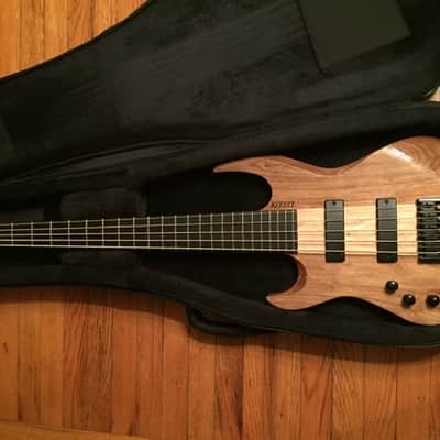 Lefty Kiesel Vader VB5 (strung right handed) Headless Bass image 2