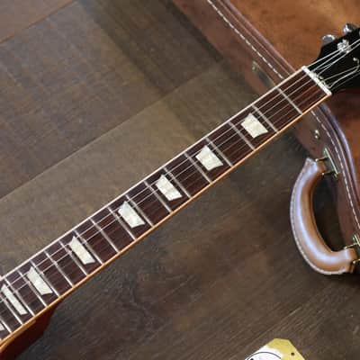 2012 Gibson Custom Les Paul Class 5 Electric Guitar Red Tiger + COA OHSC image 3