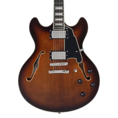 D'Angelico Premier DC Brown Burst image 5