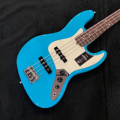 Fender American Professional II Jazz Bass RW Miami Blue 9lbs, 2oz #US210066379 J Bass USA image 4
