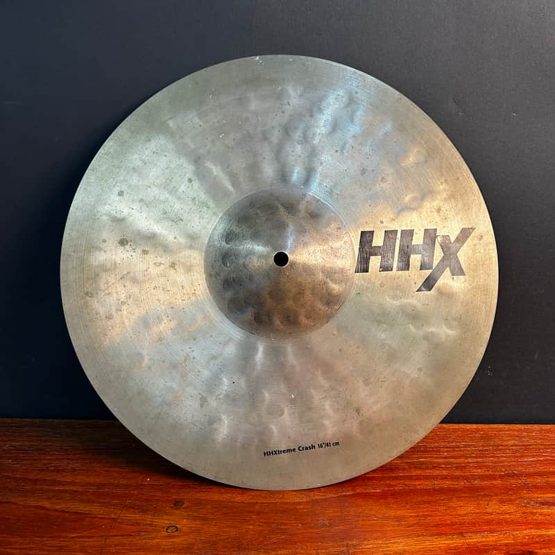16" Sabian Xtreme Crash Cymbal HHXtreme HHX 2010s - Natural Traditional image 1