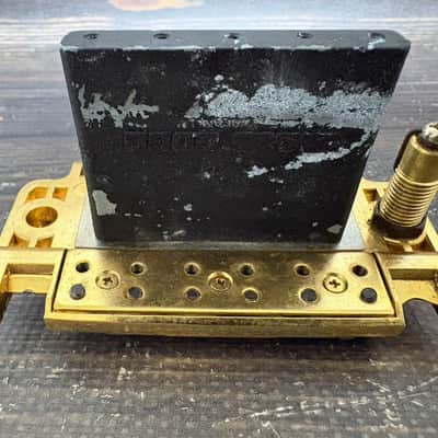 80s Ibanez Edge Floyd Rose Tremolo Bridge Gold image 5
