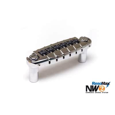 Graph Tech ResoMax NW2 Wraparound Bridge with String Saver Saddles Regular Chrome image 3