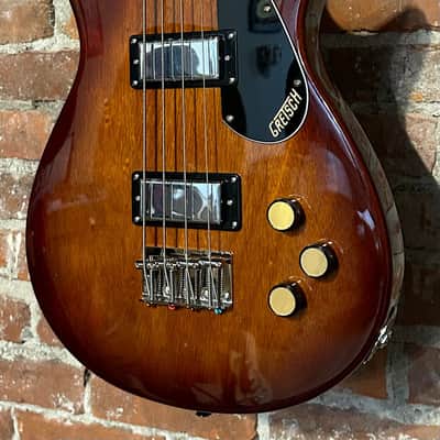 "New" Gretsch Streamliner Jet Club Single-cut 4 String Bass Guitar , Havana Burst, Ships ULTRA FAST! image 1