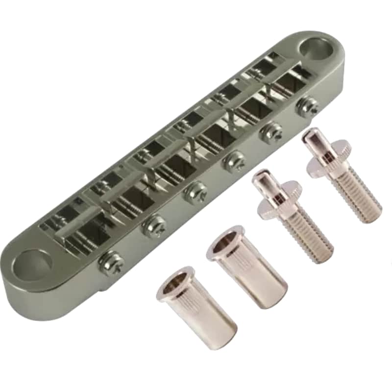 Gotoh GE103B-T - Nickel Tune-O-Matic Bridge Studs, Bushings, post image 1