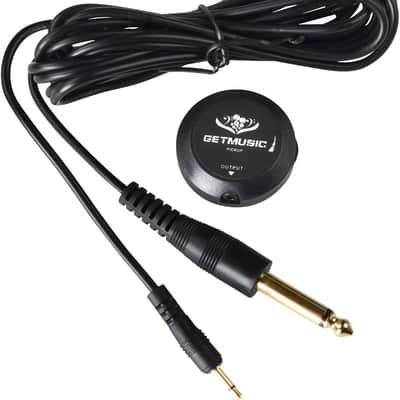 Acoustic Guitar Pickup, Piezo Contact Microphone Transducer for Ukulele, Violin, Mandolin, Kalimba image 2