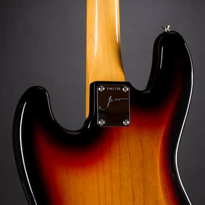 Fender AS Jaco Pastorius J-Bass F/L RW 3 Tone Sunburst - 4-String Electric Bass image 8