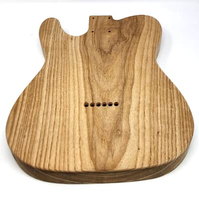 Brio 1 piece Roasted Swamp Ash Body T-style Thinline - Unfinished 3.2lb image 8