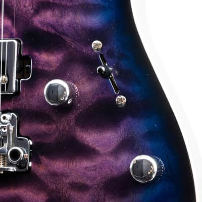 Mayones Aquila Elite S 6 Transparent Dirty Purple Blue Burst (483) image 7