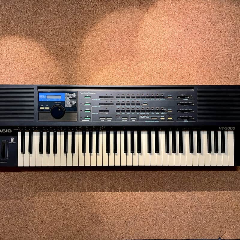 Casio HT-3000 61-Key Synthesizer – 1980s – Serviced – Warranty image 1