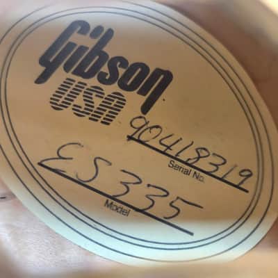 1998 Gibson ES-335 Dot Figured - Antique Natural With OHSC image 19