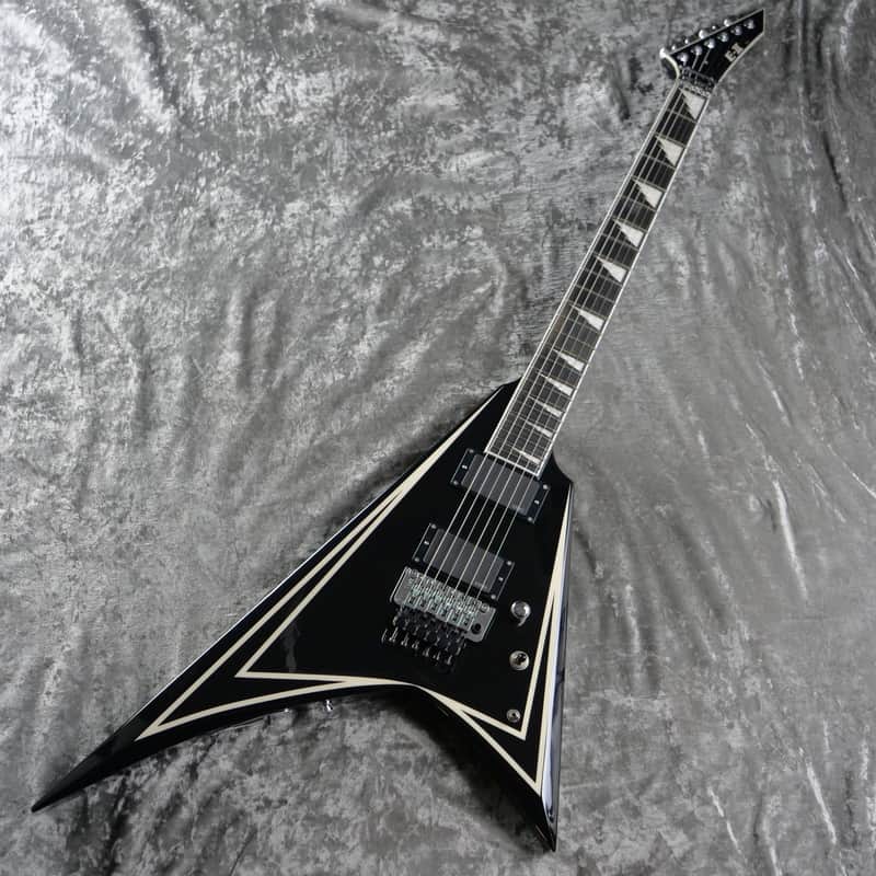 ESP E-II SV Black w/White Stripes [Made in Japan!!] | Reverb