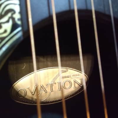 Vintage US made Ovation 1121-4 Balladeer Artist acoustic guitar LOW serial # 000075 image 18