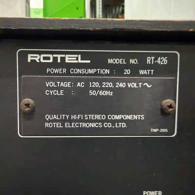 ROTEL RA-414 + ROTEL RT-426 (Vintage Hi-Fi Set) image 7