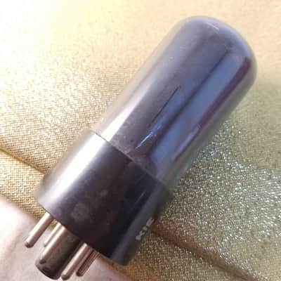 RCA Perfect 0% Tight Matched Pair (2) VT-107A tNOS AT1000 TESTED Vacuum Tubes greyglass military WWII black plate SC 189A Beam Power 6V6 1941-1945 image 10