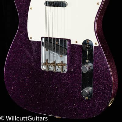 Fender Custom Shop LTD 1960 Telecaster Journeyman Relic Aged Magenta Sparkle (707) image 1