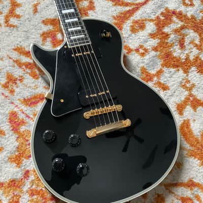 Edwards E-LP-130CD/P Left Handed Black w/ Seymour Duncan P-90's - Made in Japan image 3