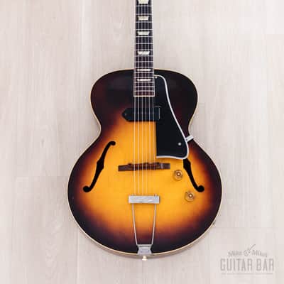 1955 Gibson ES-130 Vintage Archtop Electric Guitar Sunburst w/ Case, ES-125 image 2