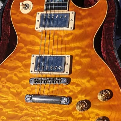 2002 Gibson Custom Shop Les Paul Elegant - AAAA - Amber Quilt Top - 7lbs - 12oz image 9