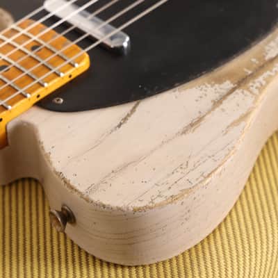 Fender Custom Shop 1957 Telecaster Ultimate Relic White Blonde Masterbuilt Andy Hicks image 6