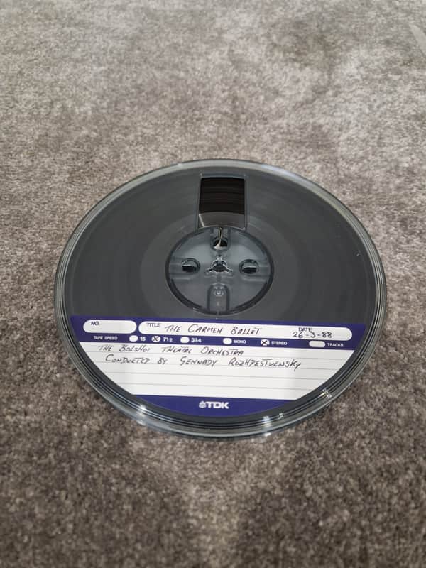 Soda – Britpop Band Collectible Broadcast Cue Master Tape – Very Good w/ Handwritten Program Notes image 1
