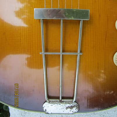 Kay 2 Pickup Cutaway Guitar, Late 1950's Sunburst, 15 1/4" Body, Klusons image 6