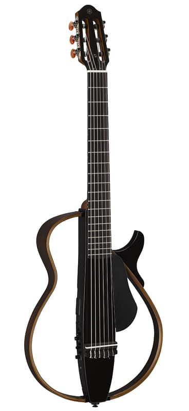 Yamaha SLG200N Nylon String Silent Guitar - Trans Black image 1