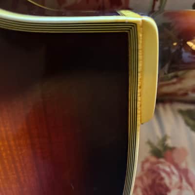 Sam Koontz Dual F Hole Cutaway 18” SK-1 1970’s - Sunburst image 7