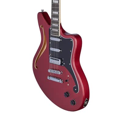 D'Angelico DAPBEDSHOXBCS PREMIER BEDFORD SH Offset Semi-Hollow Body 6-String Electric Guitar w/Gig Bag image 4