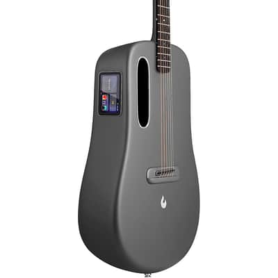 LAVA MUSIC LAVA ME 4 Carbon Fiber 38" Acoustic-Electric Guitar With Airflow Bag - Regular Space Grey image 7