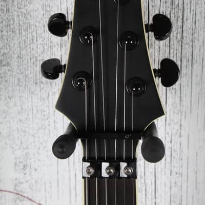 Schecter C-1 FR SLS Elite "Evil Twin" Electric Guitar Satin Black Finish image 10