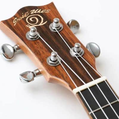 Snail UKT-E598 Tenor Ukulele, Ebony image 3