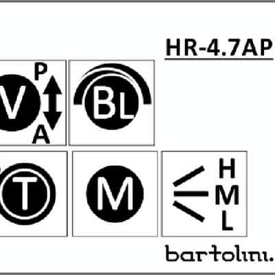 Bartolini HR-4.7AP Pre-Wired 3 Band EQ Active/Passive Vol, stacked bass/treble, blend & 3 way switch image 7