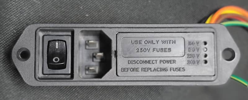 Kurzweil K2500 / K2500X AC Power Inlet Module Assembly - Corcom 5EFM4S image 1