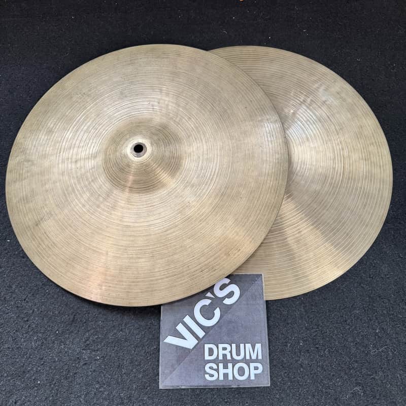 Zildjian 14" (14-1/16th") K Istanbul New Stamp Hi Hat Pair, 867/916g image 1
