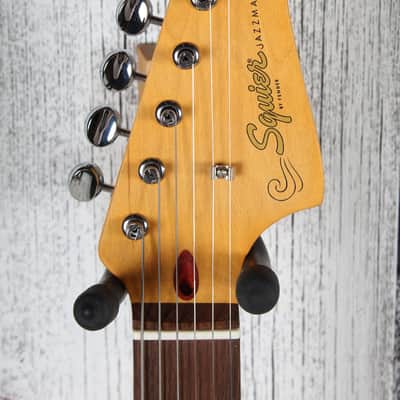 Fender Squier J Mascis Signature Jazzmaster Electric Guitar Vintage White Finish image 10