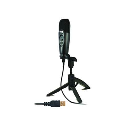 CAD Audio U37 Large Diaphragm Cardioid Condenser USB Microphone w/Stand image 3