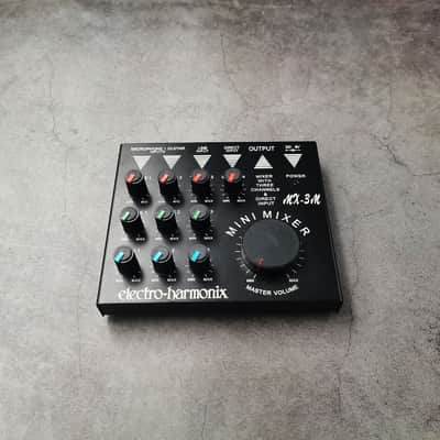 Electro-Harmonix MX-3M Mini Mixer 4 Channel Mixer - Wood Box image 2
