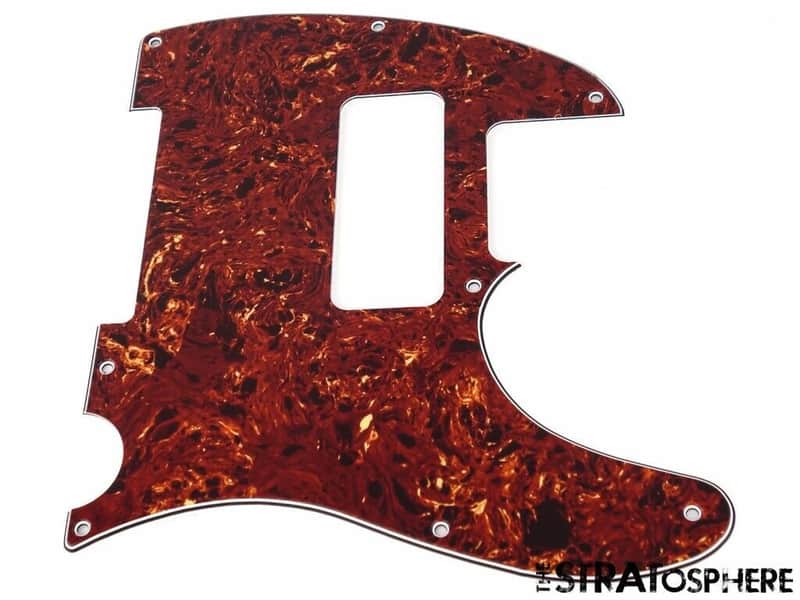 *NEW Brown Tortoise P-90 Telecaster PICKGUARD for USA Fender Tele P90 8 Hole image 1