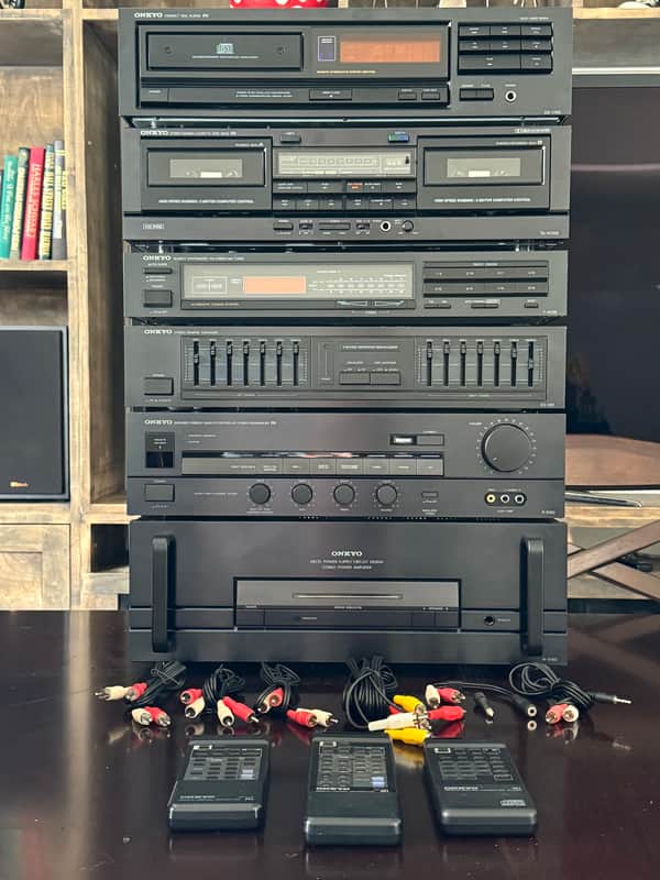 Onkyo M-5160, P-3160, EQ-140, T-4038, TA-W200, DX-1700 1990's | Reverb