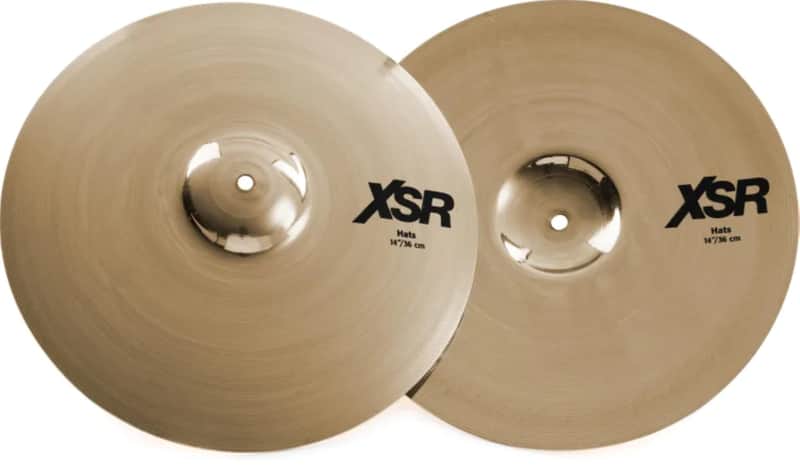 Sabian 14 inch XSR Hi-hat Cymbals image 1
