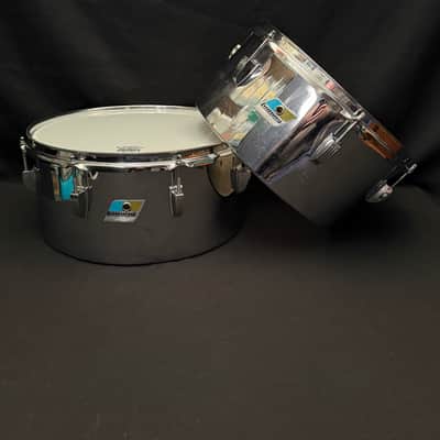 Ludwig Timbales 13" and 14" 1979 - Chrome Over Steel image 4