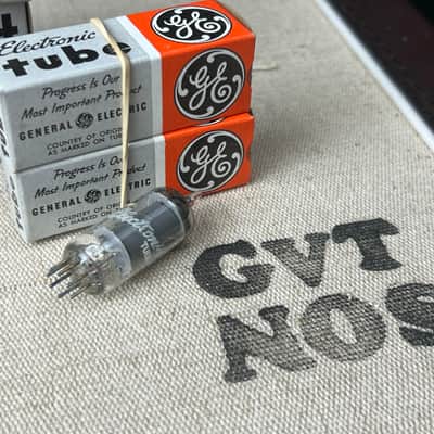 General Electric  Matched pair 6ak6 Pentode NOS GE NIB condition new and match amplitrex at1000 test image 2