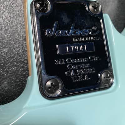 NEW ! Jackson Custom Shop Dinky HSH - Roasted Maple Neck & Ebony Fretboard - DK - Daphne Blue - Authorized Dealer - 8.1 lbs - G06676 image 11