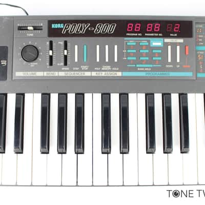 KORG POLY-800 Polyphonic Analog Synthesizer midi * Pro Serviced * VINTAGE SYNTH DEALER image 2