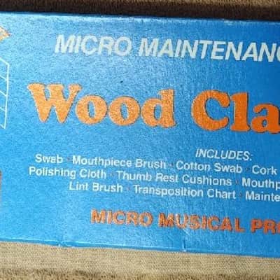 Micro K100 Maintenance Kit for Wood Clarinet 1990's blue image 2