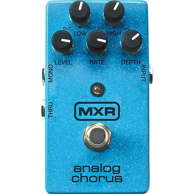 MXR MXR M234 Analog Chorus Guitar Effects Pedal 2024 - Blue image 1