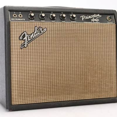1966 Fender Princeton-Amp AA964 Tube Guitar Combo Amplifier w/ Footswitch #50085 image 25